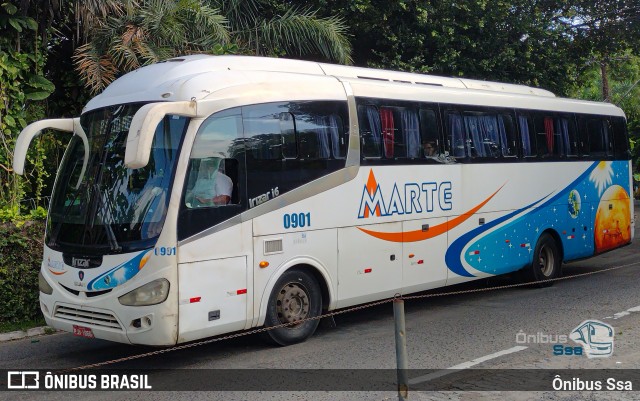 Marte Transportes 0901 na cidade de Salvador, Bahia, Brasil, por Ônibus Ssa. Número da foto: #11895485.