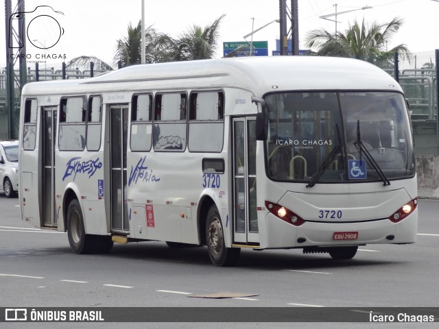 Expresso Vitória Bahia 3720 na cidade de Salvador, Bahia, Brasil, por Ícaro Chagas. ID da foto: 11895285.