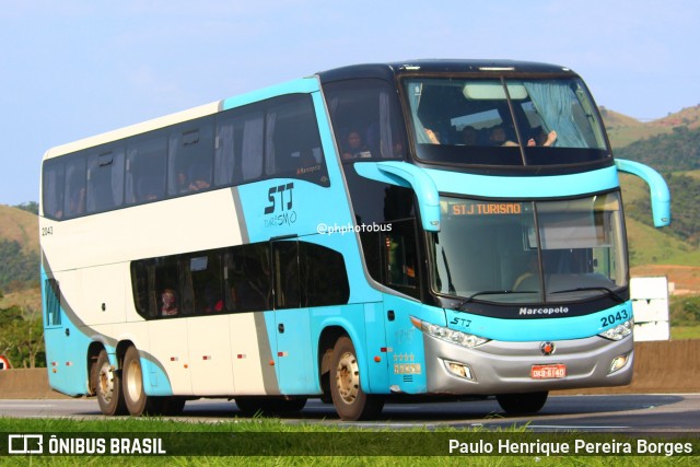 STJ Turismo 2043 na cidade de Roseira, São Paulo, Brasil, por Paulo Henrique Pereira Borges. Número da foto: #11895944.