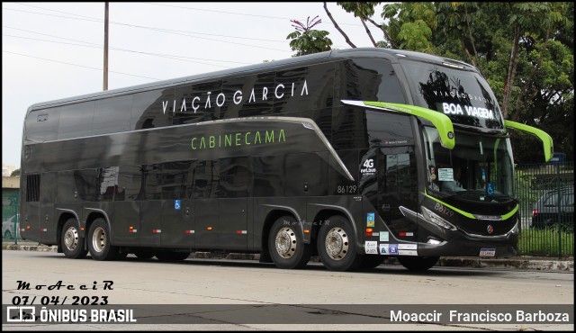 Viação Garcia 86129 na cidade de São Paulo, São Paulo, Brasil, por Moaccir  Francisco Barboza. Número da foto: #11894538.