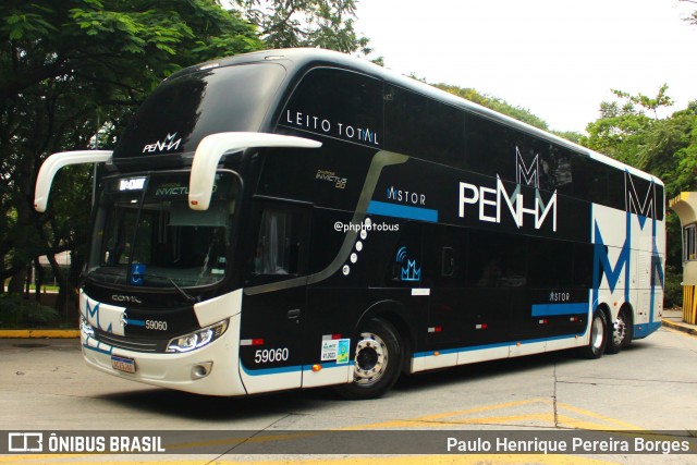 Empresa de Ônibus Nossa Senhora da Penha 59060 na cidade de São Paulo, São Paulo, Brasil, por Paulo Henrique Pereira Borges. ID da foto: 11898093.