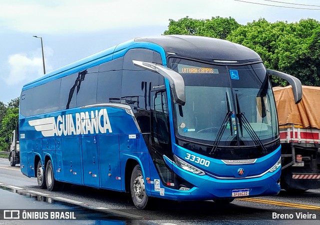 Viação Águia Branca 33300 na cidade de Campos dos Goytacazes, Rio de Janeiro, Brasil, por Breno Vieira. ID da foto: 11896752.