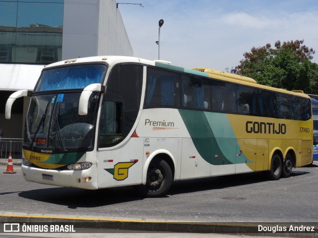 Empresa Gontijo de Transportes 17140 na cidade de Rio de Janeiro, Rio de Janeiro, Brasil, por Douglas Andrez. ID da foto: 11898569.