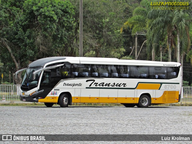 Transur - Transporte Rodoviário Mansur 6700 na cidade de Juiz de Fora, Minas Gerais, Brasil, por Luiz Krolman. Número da foto: #11896906.