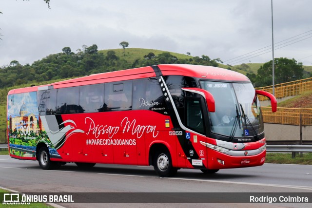 Empresa de Ônibus Pássaro Marron 5959 na cidade de Santa Isabel, São Paulo, Brasil, por Rodrigo Coimbra. Número da foto: #11898116.