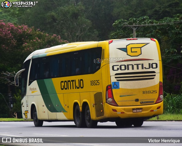 Empresa Gontijo de Transportes 18825 na cidade de Petrópolis, Rio de Janeiro, Brasil, por Victor Henrique. ID da foto: 11897286.