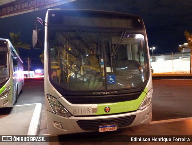 Viação Garcia 81148 na cidade de Londrina, Paraná, Brasil, por Edinilson Henrique Ferreira. Número da foto: #11898439.
