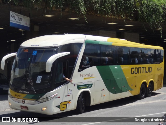 Empresa Gontijo de Transportes 18710 na cidade de Belo Horizonte, Minas Gerais, Brasil, por Douglas Andrez. ID da foto: 11898561.