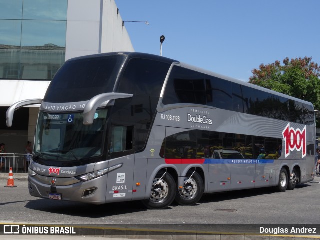 Auto Viação 1001 RJ 108.1128 na cidade de Rio de Janeiro, Rio de Janeiro, Brasil, por Douglas Andrez. ID da foto: 11898527.