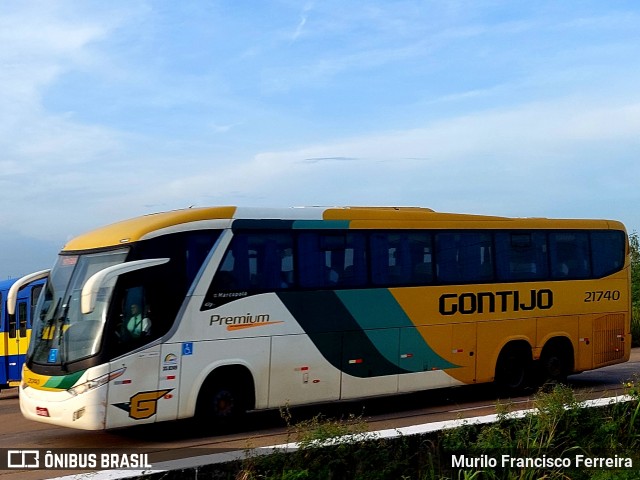 Empresa Gontijo de Transportes 21740 na cidade de Campo Alegre, Alagoas, Brasil, por Murilo Francisco Ferreira. ID da foto: 11897610.