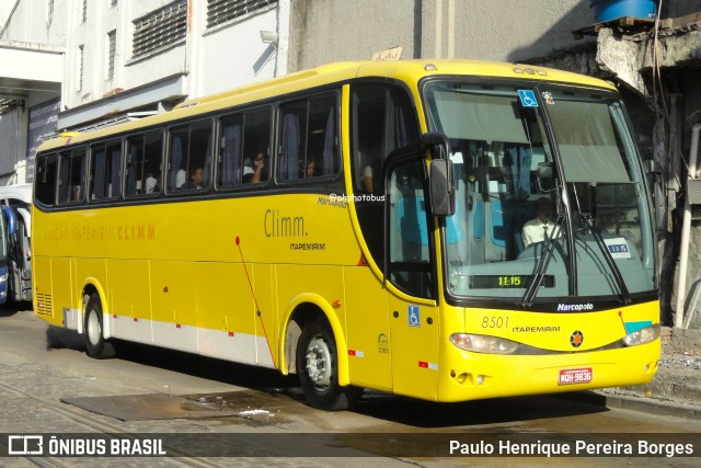 Viação Itapemirim 8501 na cidade de Rio de Janeiro, Rio de Janeiro, Brasil, por Paulo Henrique Pereira Borges. Número da foto: #11898063.