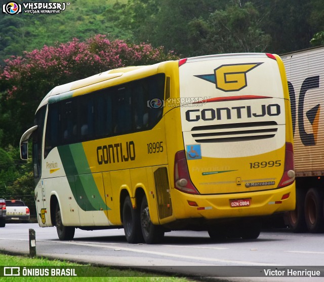 Empresa Gontijo de Transportes 18995 na cidade de Petrópolis, Rio de Janeiro, Brasil, por Victor Henrique. ID da foto: 11897284.