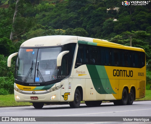 Empresa Gontijo de Transportes 18825 na cidade de Petrópolis, Rio de Janeiro, Brasil, por Victor Henrique. ID da foto: 11897287.