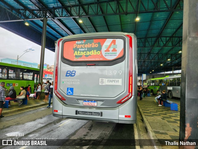 BB Transportes e Turismo 1399 na cidade de Itapevi, São Paulo, Brasil, por Thalis Nathan. Número da foto: #11896652.
