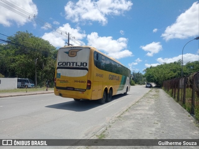 Empresa Gontijo de Transportes 14480 na cidade de Recife, Pernambuco, Brasil, por Guilherme Souza. ID da foto: 11899537.