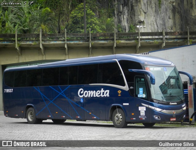 Viação Cometa 719537 na cidade de Santos, São Paulo, Brasil, por Guilherme Silva. ID da foto: 11901440.