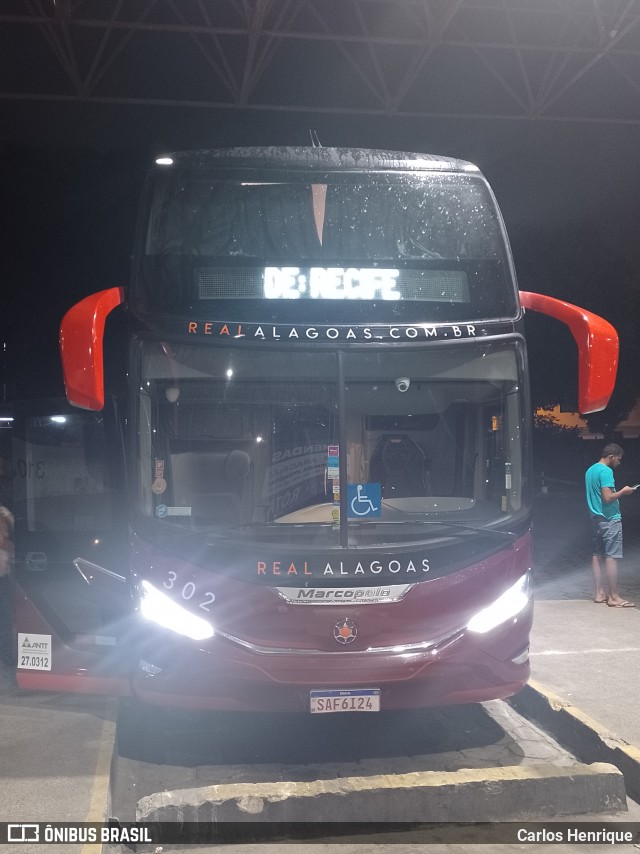 Real Alagoas de Viação 302 na cidade de Maceió, Alagoas, Brasil, por Carlos Henrique. Número da foto: #11899829.