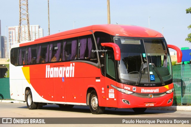 Expresso Itamarati 6816 na cidade de São Paulo, São Paulo, Brasil, por Paulo Henrique Pereira Borges. Número da foto: #11900798.