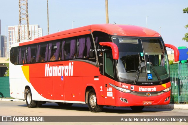 Expresso Itamarati 6816 na cidade de São Paulo, São Paulo, Brasil, por Paulo Henrique Pereira Borges. ID da foto: 11900798.