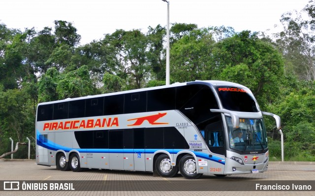 Viação Piracicabana 212401 na cidade de Bauru, São Paulo, Brasil, por Francisco Ivano. Número da foto: #11901016.
