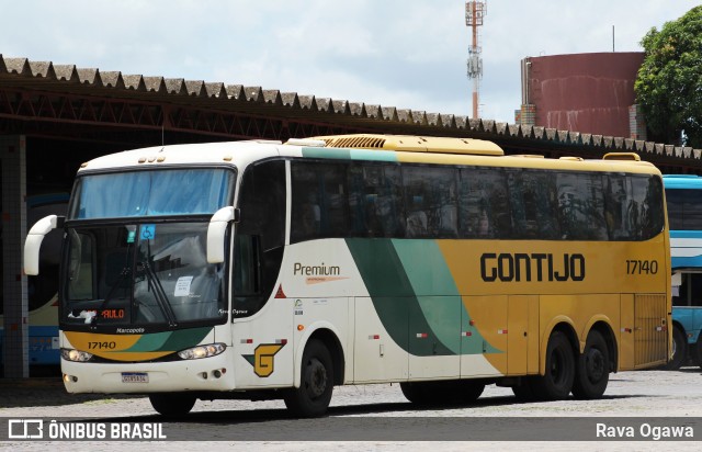 Empresa Gontijo de Transportes 17140 na cidade de Vitória da Conquista, Bahia, Brasil, por Rava Ogawa. ID da foto: 11899542.