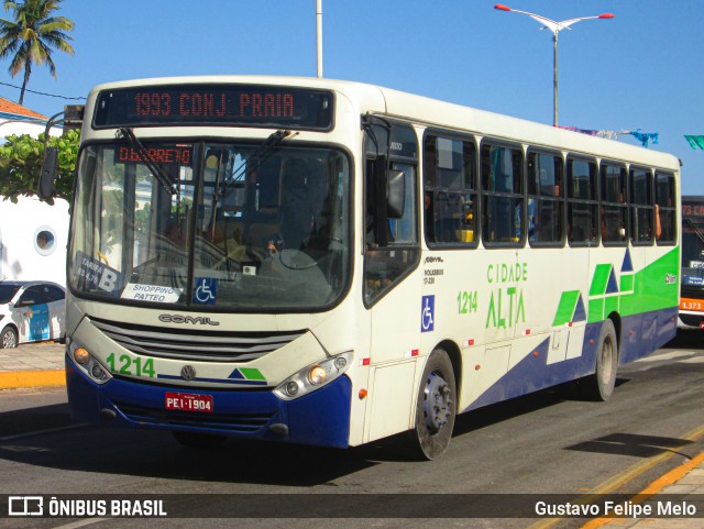 Cidade Alta Transportes 1.214 na cidade de Olinda, Pernambuco, Brasil, por Gustavo Felipe Melo. ID da foto: 11899513.