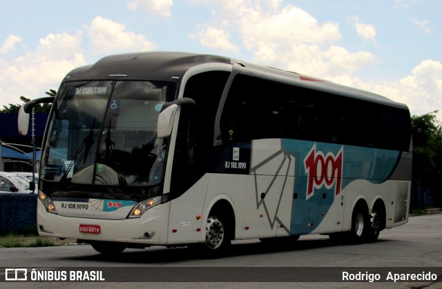 Auto Viação 1001 RJ 108.1090 na cidade de São Paulo, São Paulo, Brasil, por Rodrigo  Aparecido. ID da foto: 11899303.