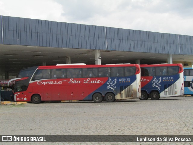 Expresso São Luiz 10110 na cidade de Caruaru, Pernambuco, Brasil, por Lenilson da Silva Pessoa. Número da foto: #11901363.