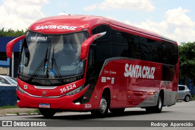 Viação Santa Cruz 36324 na cidade de São Paulo, São Paulo, Brasil, por Rodrigo  Aparecido. Número da foto: #11901082.
