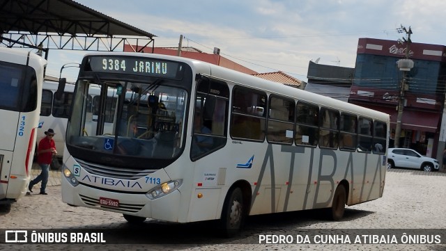 Viação Atibaia São Paulo 7113 na cidade de Atibaia, São Paulo, Brasil, por PEDRO DA CUNHA ATIBAIA ÔNIBUS. ID da foto: 11899324.