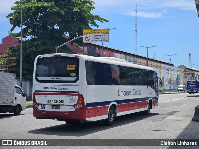 Empresa de Transportes Limousine Carioca RJ 129.051 na cidade de Rio de Janeiro, Rio de Janeiro, Brasil, por Cleiton Linhares. ID da foto: 11900254.