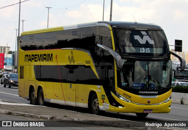 Viação Nova Itapemirim 50206 na cidade de São Paulo, São Paulo, Brasil, por Rodrigo  Aparecido. ID da foto: 11901037.