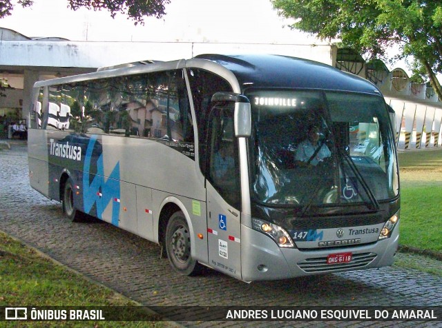 Transtusa - Transporte e Turismo Santo Antônio 147 na cidade de Joinville, Santa Catarina, Brasil, por ANDRES LUCIANO ESQUIVEL DO AMARAL. Número da foto: #11899371.