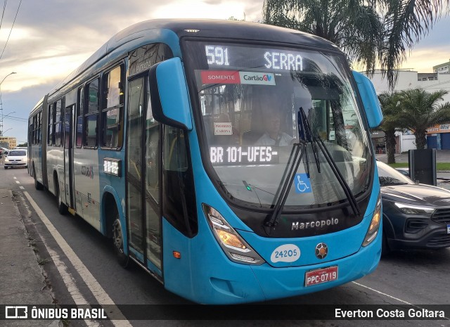 Unimar Transportes 24205 na cidade de Cariacica, Espírito Santo, Brasil, por Everton Costa Goltara. ID da foto: 11900527.