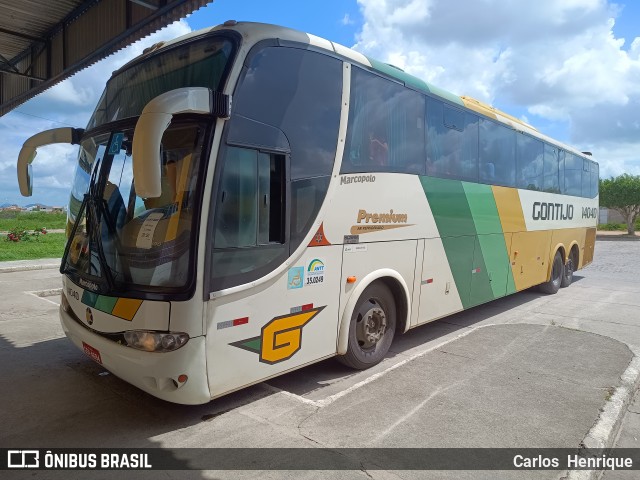 Empresa Gontijo de Transportes 14040 na cidade de Santo Estêvão, Bahia, Brasil, por Carlos  Henrique. ID da foto: 11899805.