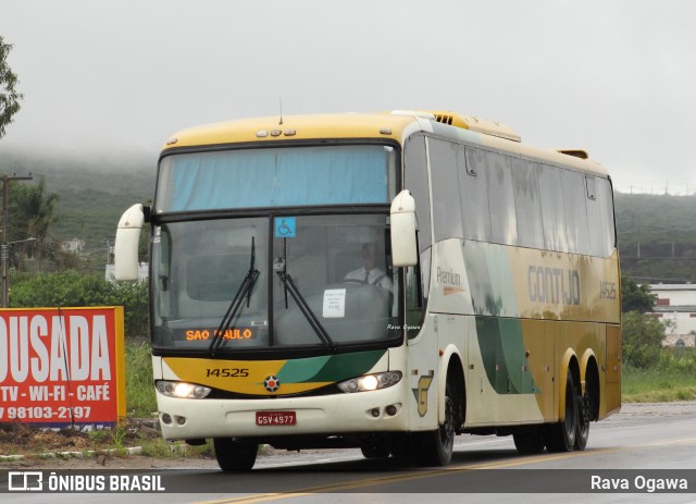 Empresa Gontijo de Transportes 14525 na cidade de Vitória da Conquista, Bahia, Brasil, por Rava Ogawa. ID da foto: 11899545.