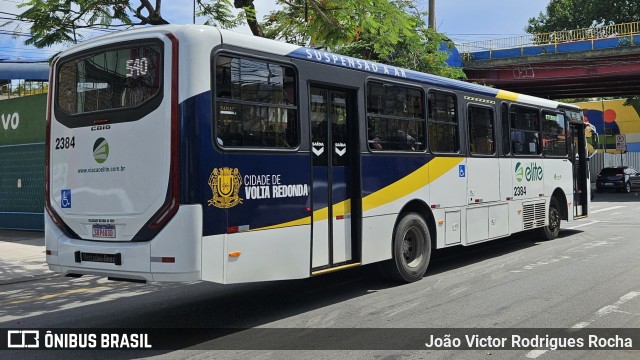 Viação Elite 2384 na cidade de Volta Redonda, Rio de Janeiro, Brasil, por João Victor Rodrigues Rocha. Número da foto: #11899321.