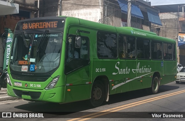 Transportes Santo Antônio DC 3.156 na cidade de Duque de Caxias, Rio de Janeiro, Brasil, por Vitor Dasneves. Número da foto: #11900007.