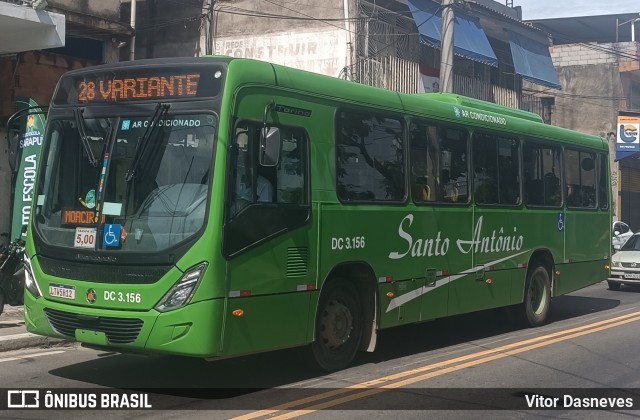 Transportes Santo Antônio DC 3.156 na cidade de Duque de Caxias, Rio de Janeiro, Brasil, por Vitor Dasneves. ID da foto: 11900007.