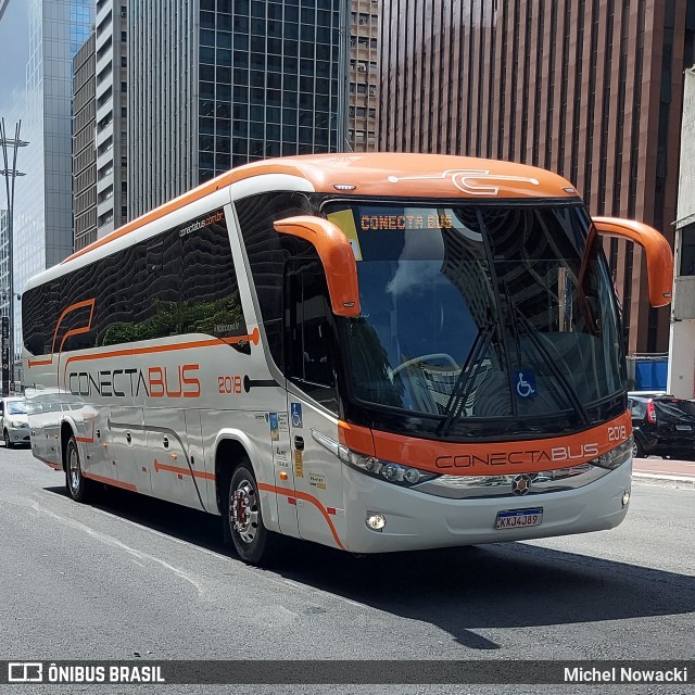 Conecta Bus Fretamentos 2018 na cidade de São Paulo, São Paulo, Brasil, por Michel Nowacki. ID da foto: 11903390.