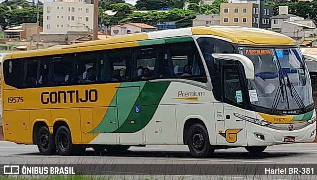 Empresa Gontijo de Transportes 19575 na cidade de Betim, Minas Gerais, Brasil, por Hariel BR-381. ID da foto: 11903779.