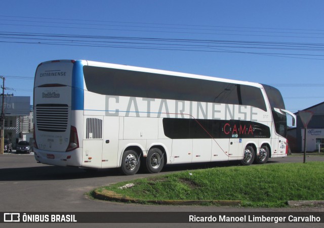 Auto Viação Catarinense 3717 na cidade de Santa Cruz do Sul, Rio Grande do Sul, Brasil, por Ricardo Manoel Limberger Carvalho. ID da foto: 11901592.