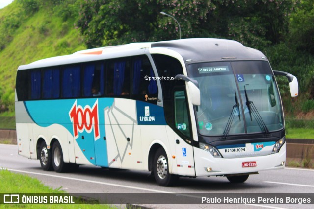 Auto Viação 1001 RJ 108.1094 na cidade de Piraí, Rio de Janeiro, Brasil, por Paulo Henrique Pereira Borges. Número da foto: #11903282.