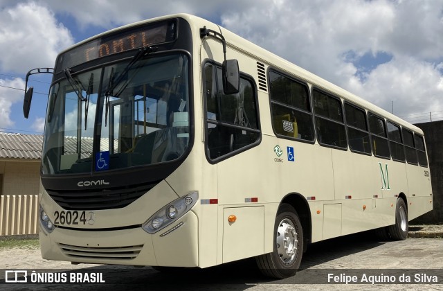 Viação do Sul 26024 na cidade de Curitiba, Paraná, Brasil, por Felipe Aquino da Silva. ID da foto: 11903599.