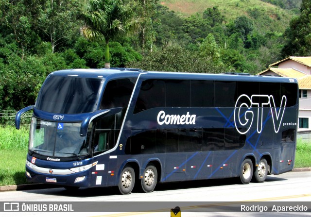 Viação Cometa 17311 na cidade de Conselheiro Lafaiete, Minas Gerais, Brasil, por Rodrigo  Aparecido. ID da foto: 11902067.