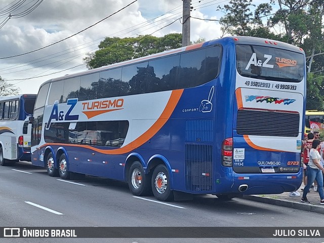 A&Z Turismo 0723 na cidade de Porto Alegre, Rio Grande do Sul, Brasil, por JULIO SILVA. ID da foto: 11903688.