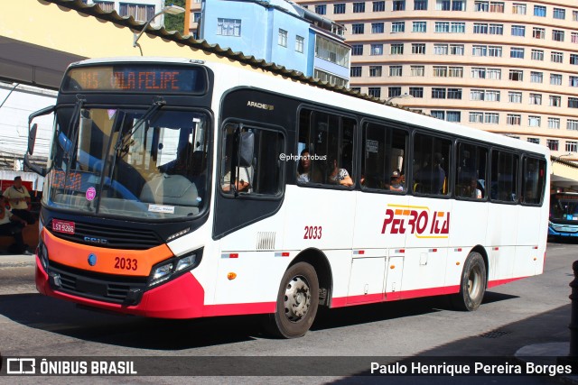 Petro Ita Transportes Coletivos de Passageiros 2033 na cidade de Petrópolis, Rio de Janeiro, Brasil, por Paulo Henrique Pereira Borges. Número da foto: #11903202.