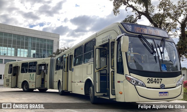 Viação do Sul 26407 na cidade de Curitiba, Paraná, Brasil, por Felipe Aquino da Silva. Número da foto: #11903626.