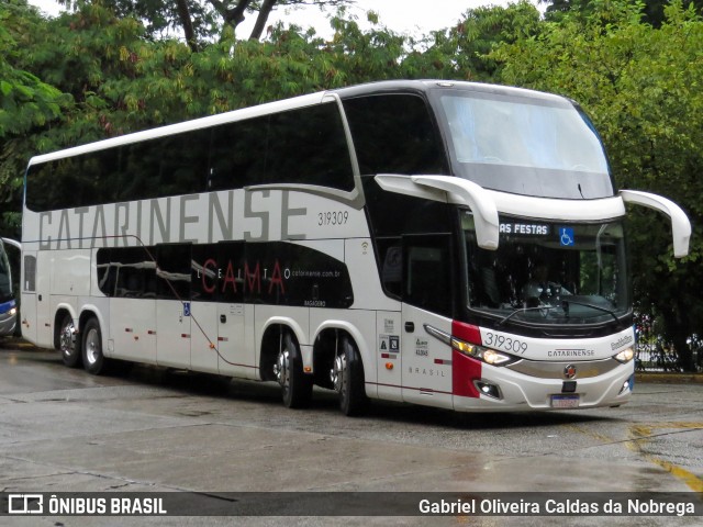 Auto Viação Catarinense 319309 na cidade de São Paulo, São Paulo, Brasil, por Gabriel Oliveira Caldas da Nobrega. Número da foto: #11905571.