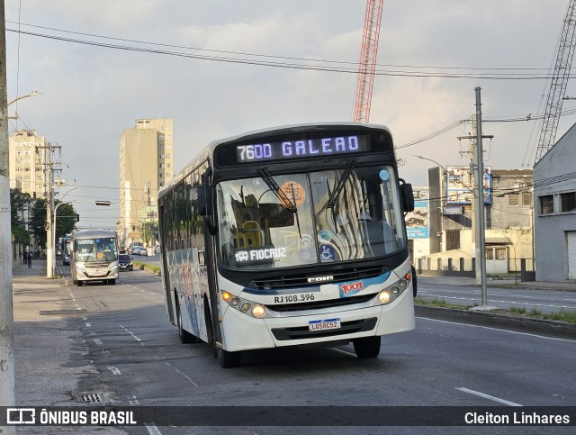 Auto Viação 1001 RJ 108.596 na cidade de Niterói, Rio de Janeiro, Brasil, por Cleiton Linhares. ID da foto: 11904254.